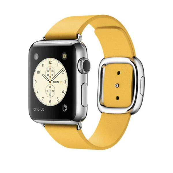 Apple Watch için modern tokalı saat kordonu